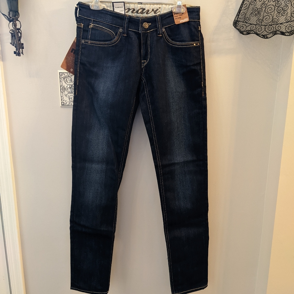 NWT Mavi low-rise skinny jeans